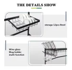 Escurridor 85 Cms Dos Niveles Plateado Acero Inoxidable Envió Gratis 40% De Descuento - Imagen 4
