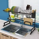 Escurridor 85 Cms Dos Niveles Plateado Acero Inoxidable Envió Gratis 40% De Descuento - Imagen 2