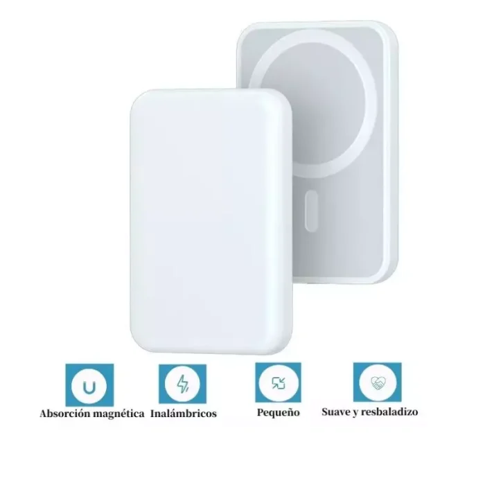 Powerbank Magnético Cargador Inalámbrico Portátil Envió Gratis - Imagen 4