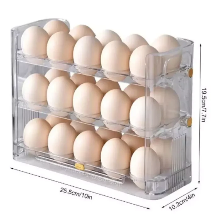 Estante Organizador Almacenamiento De Huevos Plegable Envió Gratis - Imagen 3