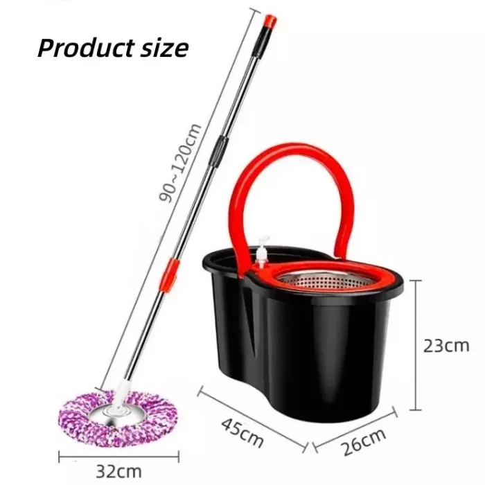Trapeador Spin Mop Cubeta Centrifugador 360° Envió Gratis - Imagen 4