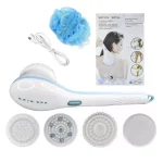 Cepillo Masajeador De Ducha 5 En 1 Inalámbrico Exfoliante Envió Gratis - Imagen 4
