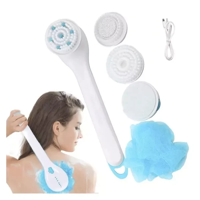 Cepillo Masajeador De Ducha 5 En 1 Inalámbrico Exfoliante Envió Gratis - Imagen 1