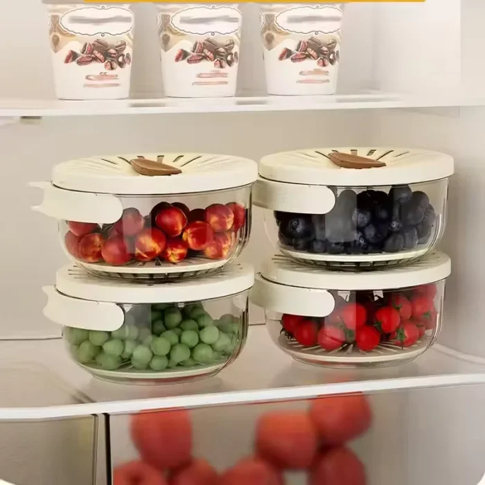 Cesta Escurridora De Limpieza De Frutas Y Verduras Con Tapa Envió Gratis - Imagen 4