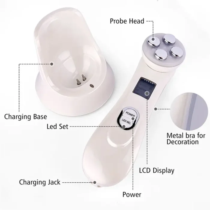 Masajeador Facial Mesoterapia Radiofrecuencia Electroporación Eliminación De Arrugas Anti-Acné Envio Gratis - Imagen 3
