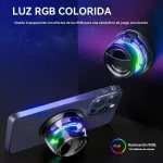 Mini Bocina Bluetooth Portátil Magnético Con Luz RGB Envió Gratis - Imagen 2