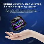 Mini Bocina Bluetooth Portátil Magnético Con Luz RGB Envió Gratis - Imagen 5