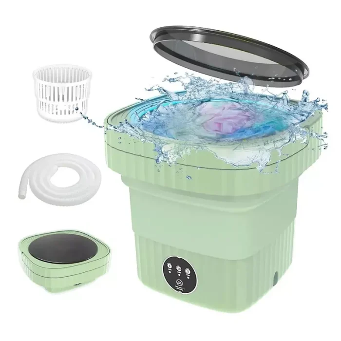 Mini Lavadora Plegable 8l Portátil Con Centrifugado Envió Gratis - Imagen 1