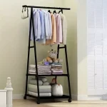 Perchero De Ropa Rack Triangular 2 Niveles Rodante Envió Gratis - Imagen 6