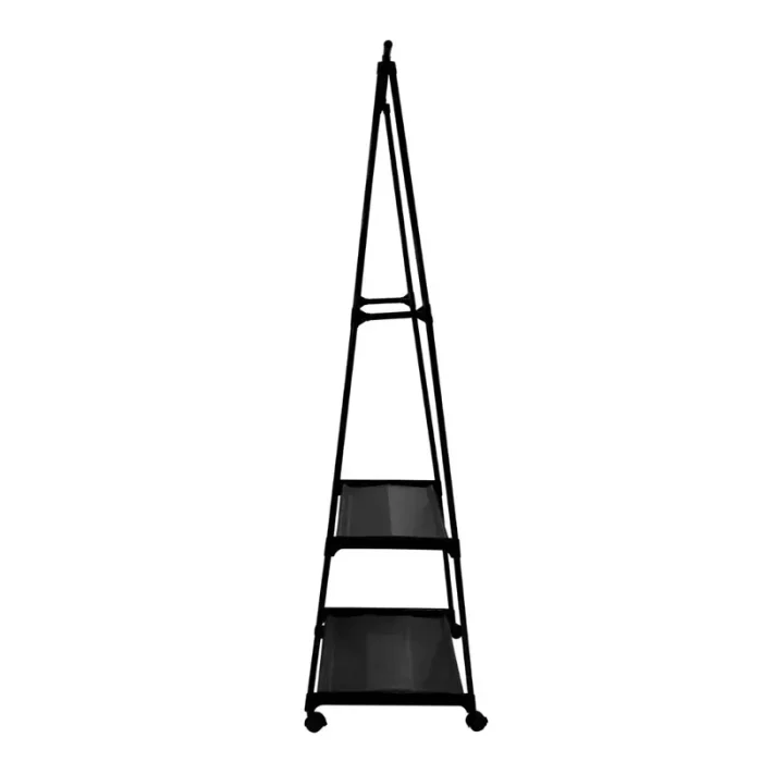 Perchero De Ropa Rack Triangular 2 Niveles Rodante Envió Gratis - Imagen 4