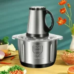 Picadora De Carne Eléctrica De 2L Acero Inoxidable Envió Gratis - Imagen 3