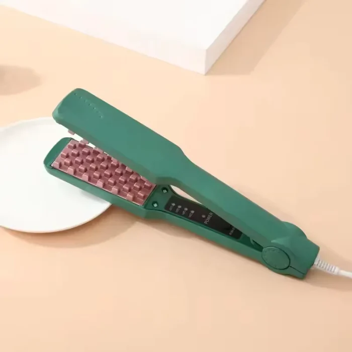 Plancha Rizadora Corrugada De Pelo Con Rejilla 3D Envió Gratis - Imagen 3