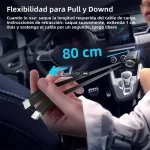 Cargador De Coche USB Retráctil Luz De Techo Y Aromatizante Envió Gratis - Imagen 2