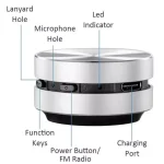 Mini Bocina Bluetooth Conducción Ósea Plegable Inalámbrico Envió Gratis - Imagen 7