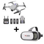 Mini Drone Plegable E88 4K Angular Y Gafas De Realidad Virtual Envió Gratis