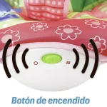 Silla Mecedora De Bebe Interactiva Azul Arnés Ajustable Envió Gratis - Imagen 5
