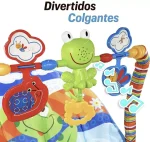 Silla Mecedora De Bebe Interactiva Azul Arnés Ajustable Envió Gratis - Imagen 7