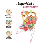 Silla Mecedora Ergonómica De Bebe Interactiva Rosa Envió Gratis - Imagen 4